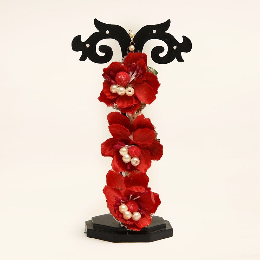 Myindiecraft Red Spring Floral Jewellery - Image 4
