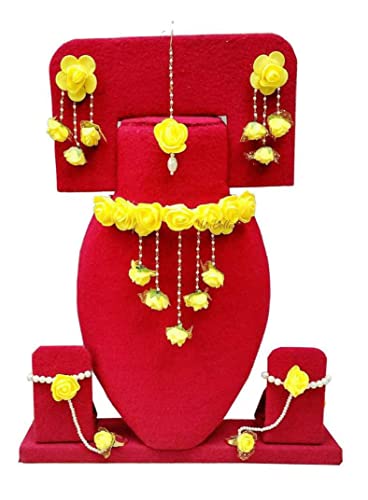 Myindiecraft Yellow Jewellery Set (Mehandi/Haldi)