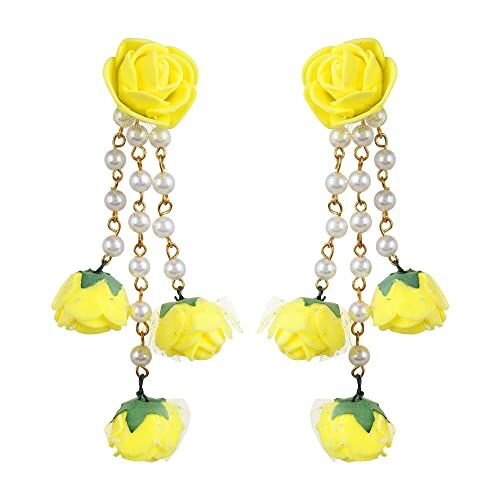 Myindiecraft Yellow Jewellery Set (Mehandi/Haldi) - Image 3
