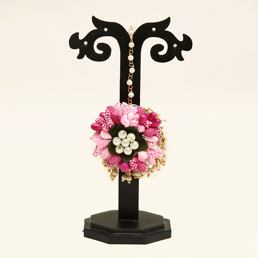 Myindiecraft Pink Feather Jewellery Set - Image 2