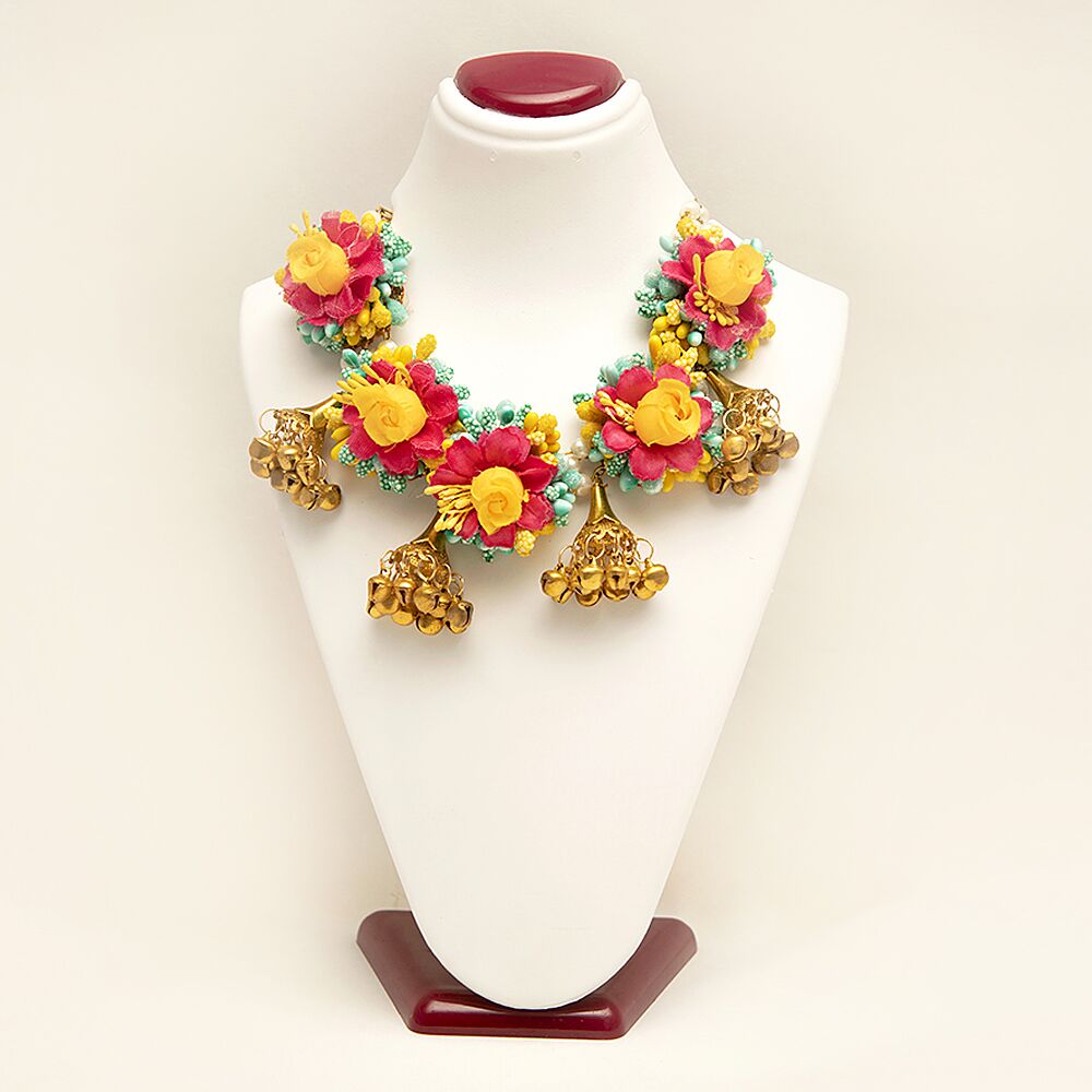 Myindiecraft Yellow Haldi Mehndi Jewellery - Image 7