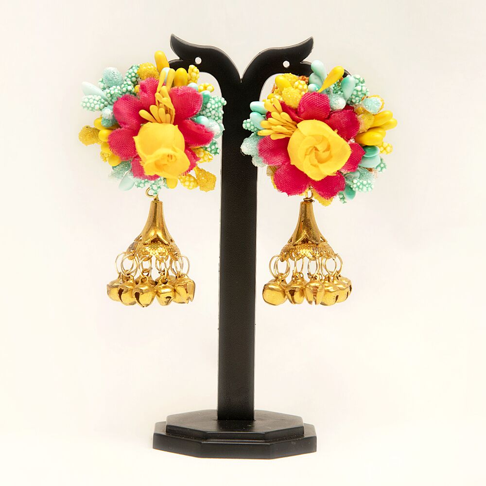 Myindiecraft Yellow Haldi Mehndi Jewellery - Image 3
