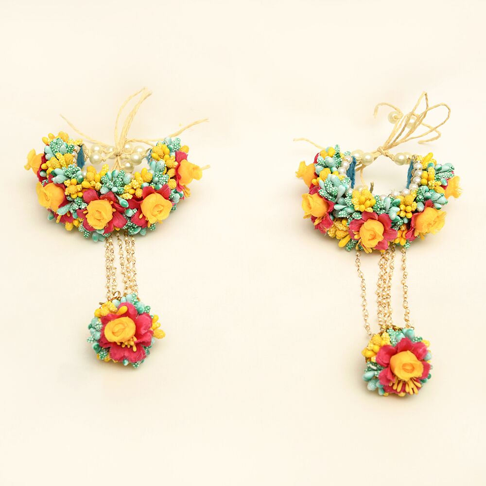 Myindiecraft Yellow Haldi Mehndi Jewellery - Image 5