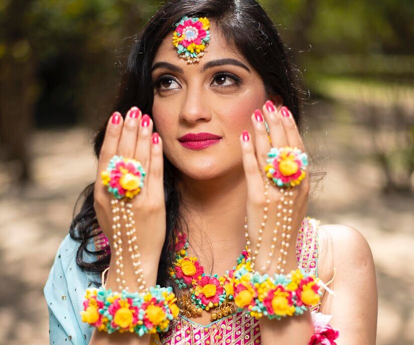 Myindiecraft Yellow Haldi Mehndi Jewellery