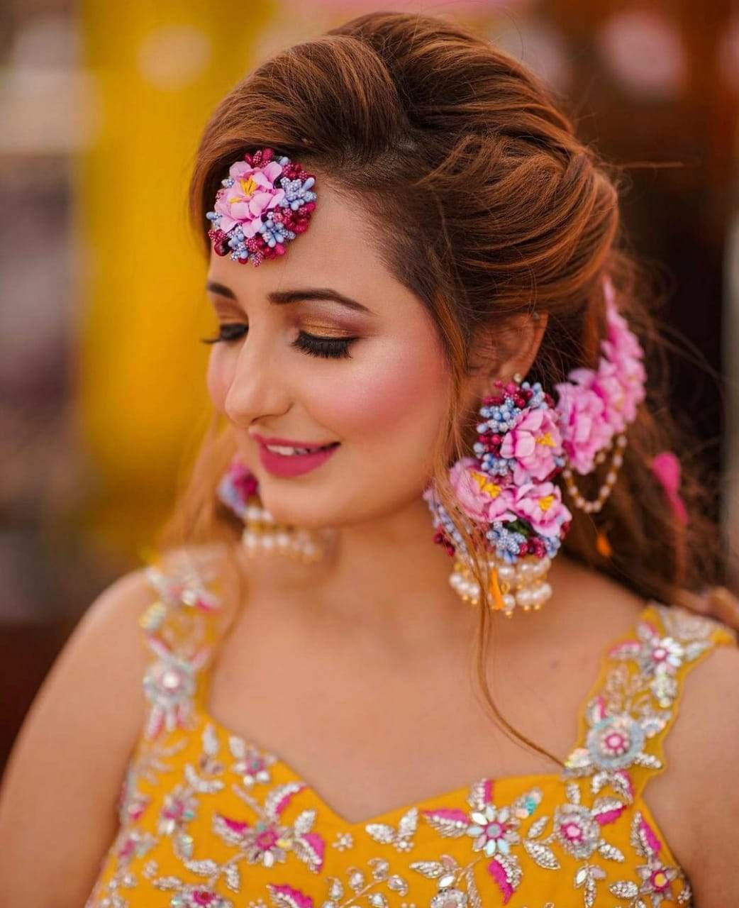 Myindiecraft Pink Flower Jewellery - Image 6