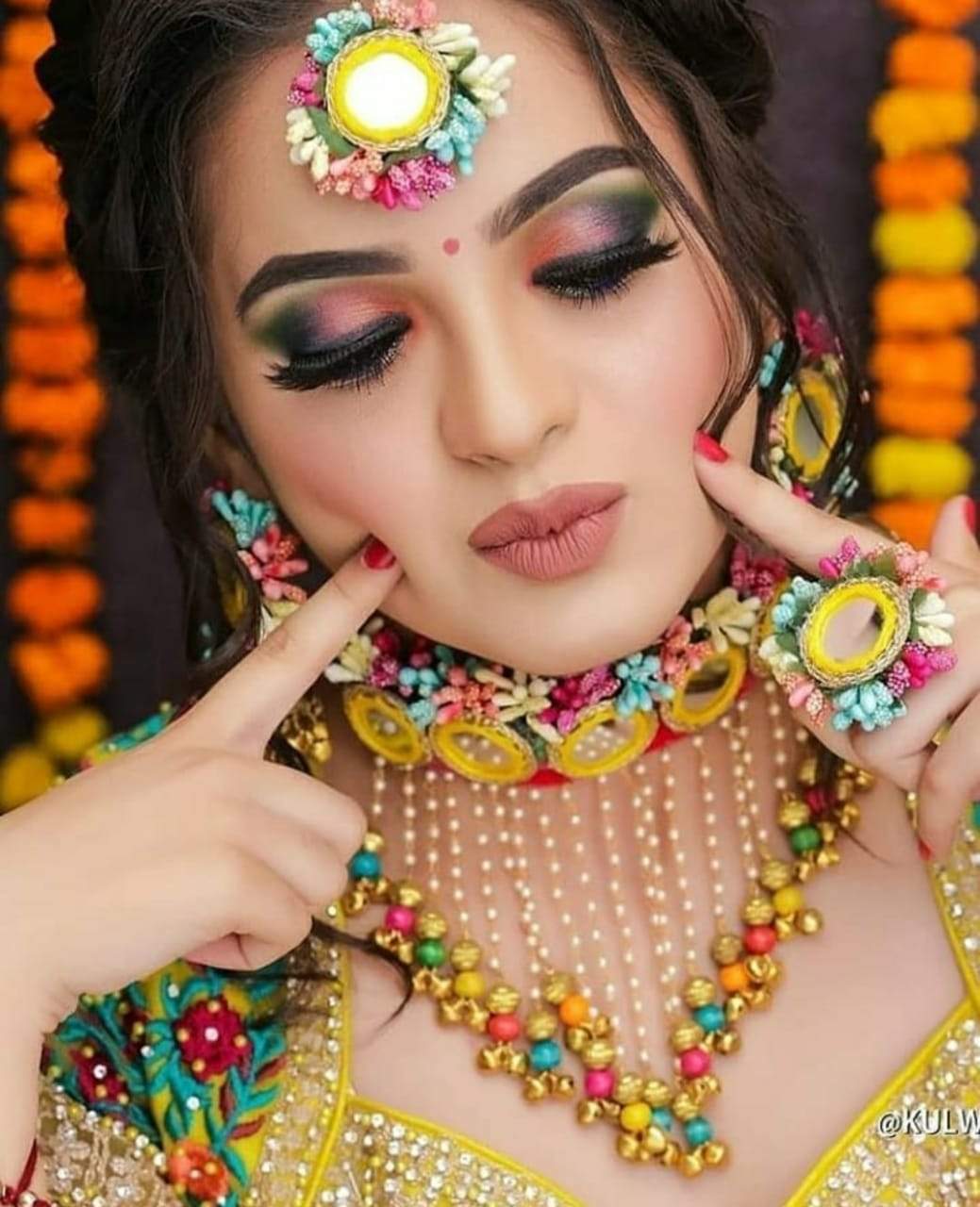 Myindiecraft-necklace-earring-maangtika-ring-1-necklace-2-earrings-1-maangtika-1-ring-rainbow-lamansh-special-floral-jewellery-set-28020199194685