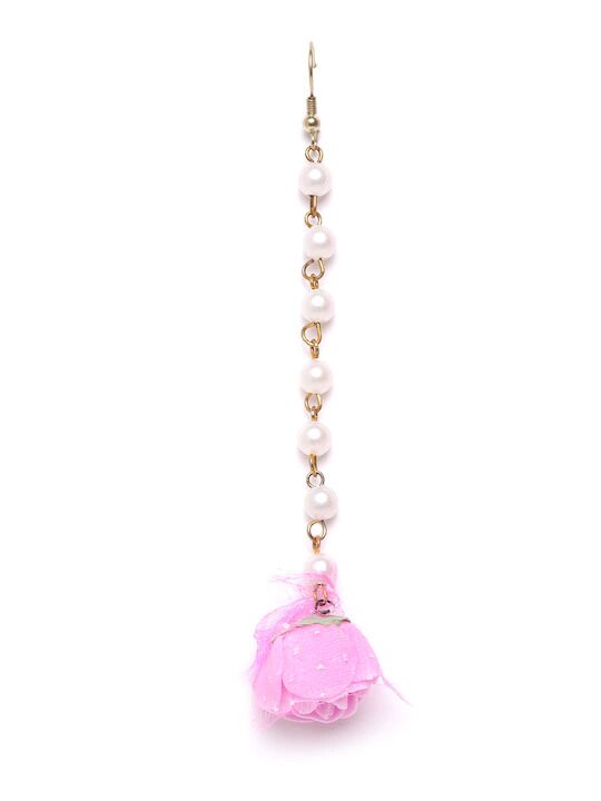 Myindiecraft Pink Delight Floral Jewellery Set - Image 6