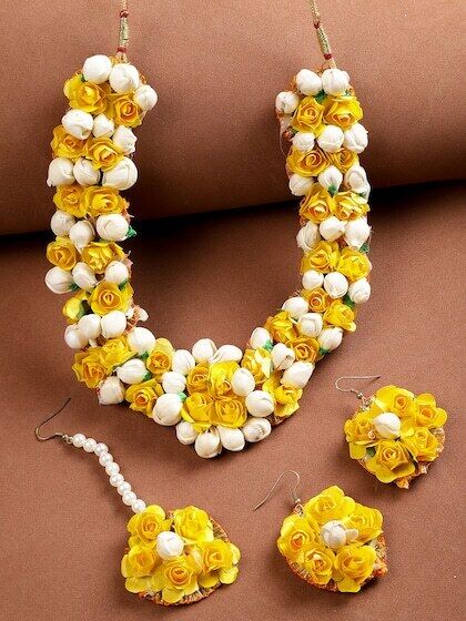 Myindiecraft YELLOW & WHITE FLORAL SET